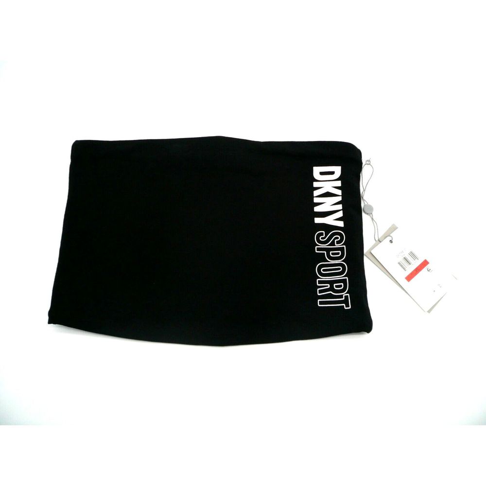 DKNY SPORT Exploded Sport Outline Logo Tube Top Black XS